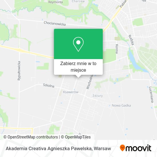 Mapa Akademia Creativa Agnieszka Pawelska