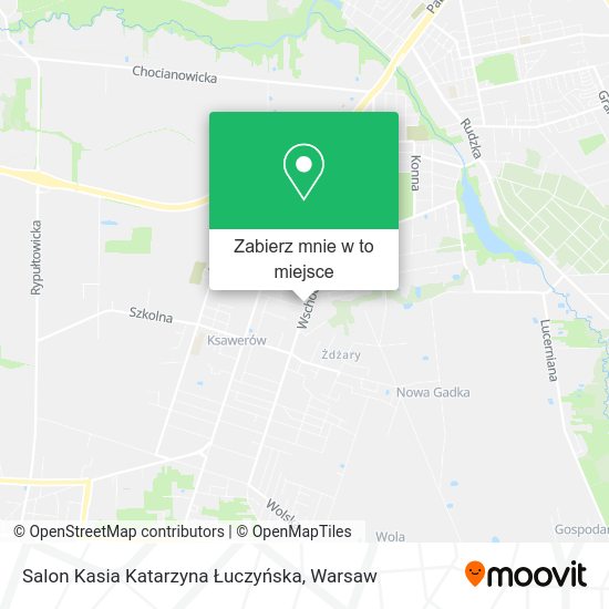 Mapa Salon Kasia Katarzyna Łuczyńska