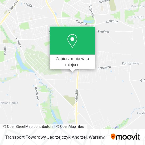 Mapa Transport Towarowy Jędrzejczyk Andrzej