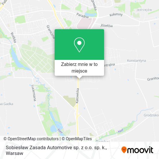 Mapa Sobiesław Zasada Automotive sp. z o.o. sp. k.