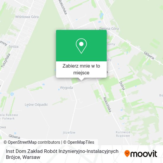 Mapa Inst Dom Zakład Robót Inżynieryjno-Instalacyjnych Brójce