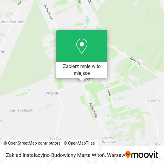 Mapa Zakład Instalacyjno-Budowlany Marta Witoń