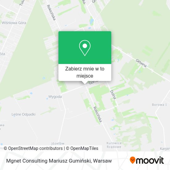 Mapa Mgnet Consulting Mariusz Gumiński