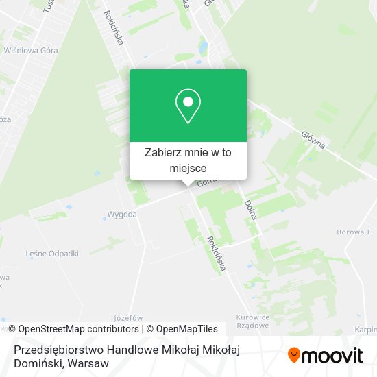 Mapa Przedsiębiorstwo Handlowe Mikołaj Mikołaj Domiński