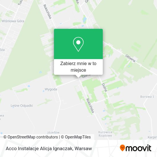 Mapa Acco Instalacje Alicja Ignaczak