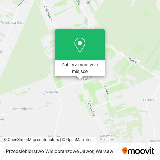 Mapa Przedsiebiorstwo Wielobranzowe Jawor