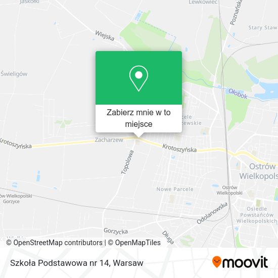 Mapa Szkoła Podstawowa nr 14