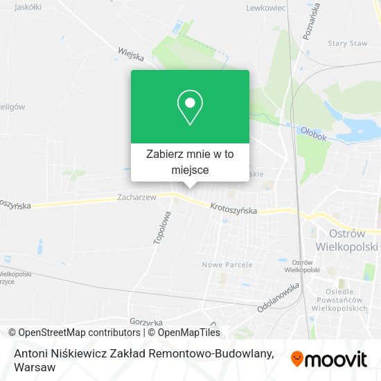 Mapa Antoni Niśkiewicz Zakład Remontowo-Budowlany