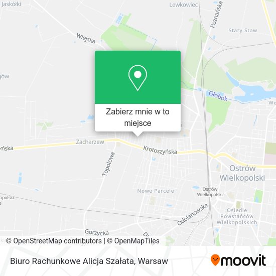 Mapa Biuro Rachunkowe Alicja Szałata