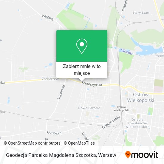 Mapa Geodezja Parcelka Magdalena Szczotka