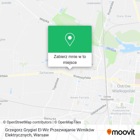 Mapa Grzegorz Grygiel El-Wir Przezwajanie Wirników Elektrycznych