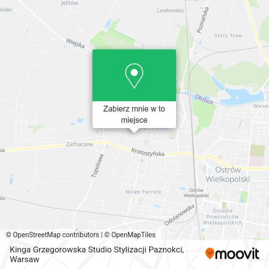 Mapa Kinga Grzegorowska Studio Stylizacji Paznokci