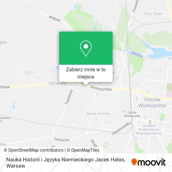 Mapa Nauka Historii i Języka Niemieckiego Jacek Hałas