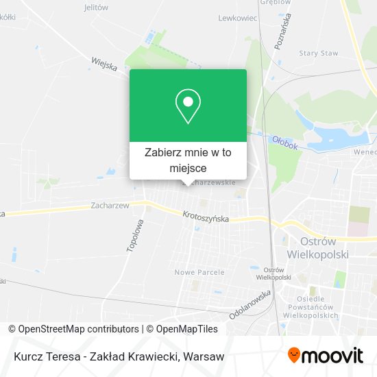 Mapa Kurcz Teresa - Zakład Krawiecki