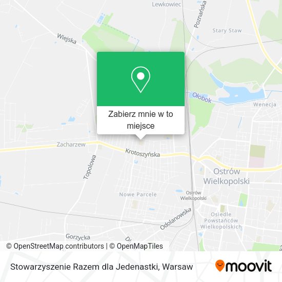 Mapa Stowarzyszenie Razem dla Jedenastki