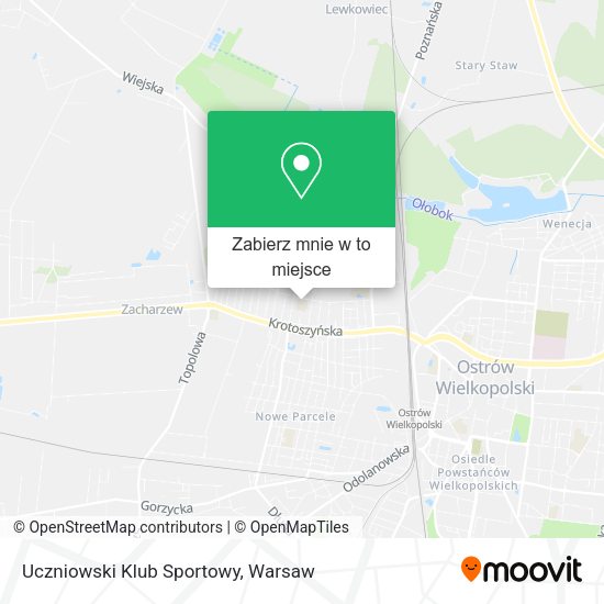 Mapa Uczniowski Klub Sportowy