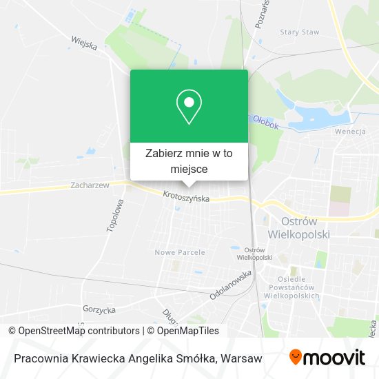 Mapa Pracownia Krawiecka Angelika Smółka