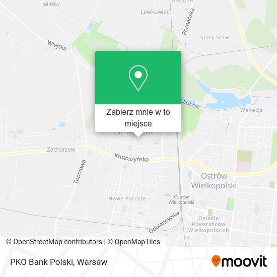 Mapa PKO Bank Polski