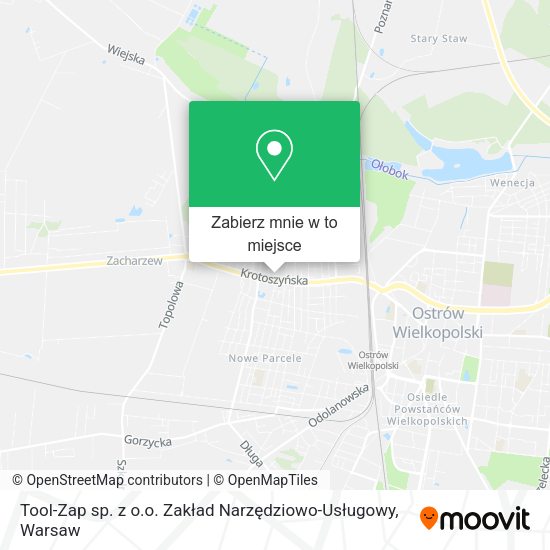 Mapa Tool-Zap sp. z o.o. Zakład Narzędziowo-Usługowy