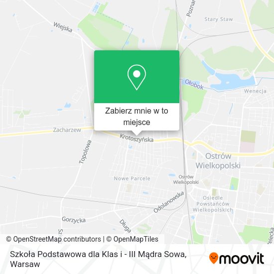 Mapa Szkoła Podstawowa dla Klas i - III Mądra Sowa