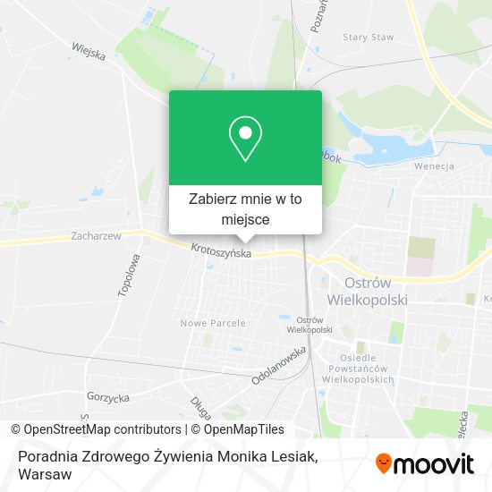 Mapa Poradnia Zdrowego Żywienia Monika Lesiak