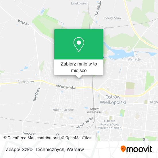 Mapa Zespół Szkół Technicznych