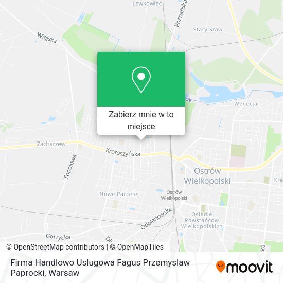 Mapa Firma Handlowo Uslugowa Fagus Przemyslaw Paprocki