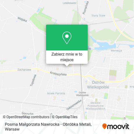 Mapa Posma Małgorzata Nawrocka - Obróbka Metali