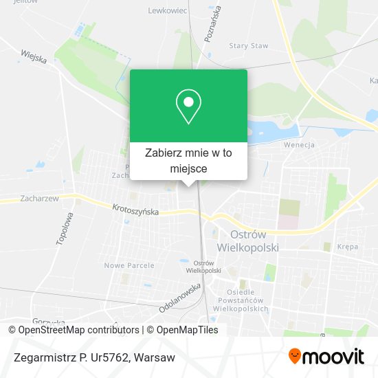 Mapa Zegarmistrz P. Ur5762