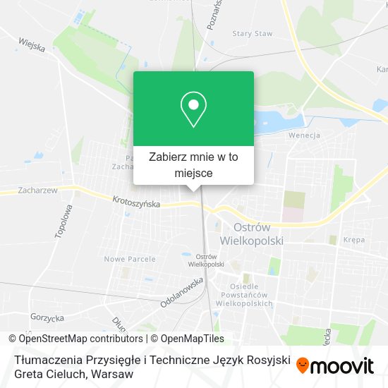 Mapa Tłumaczenia Przysięgłe i Techniczne Język Rosyjski Greta Cieluch