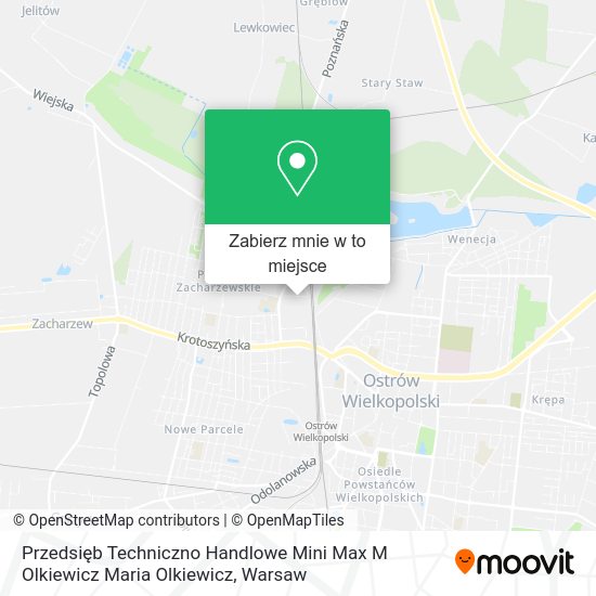 Mapa Przedsięb Techniczno Handlowe Mini Max M Olkiewicz Maria Olkiewicz