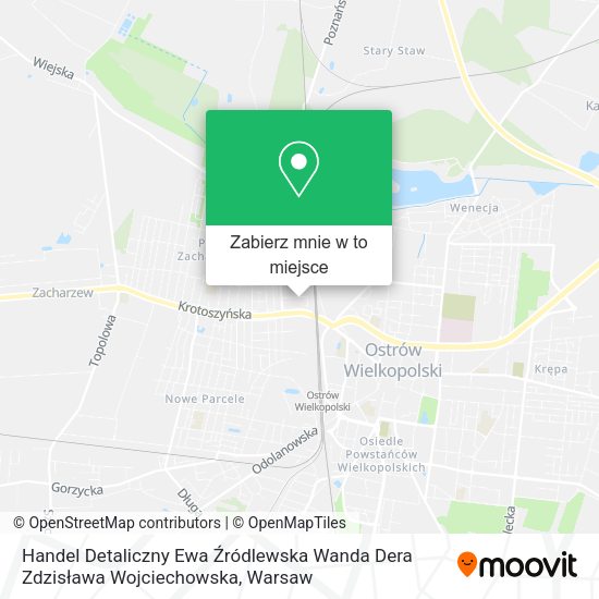 Mapa Handel Detaliczny Ewa Źródlewska Wanda Dera Zdzisława Wojciechowska