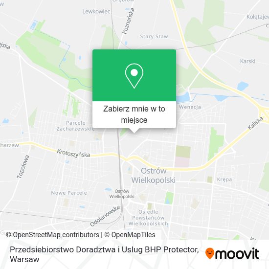 Mapa Przedsiebiorstwo Doradztwa i Uslug BHP Protector