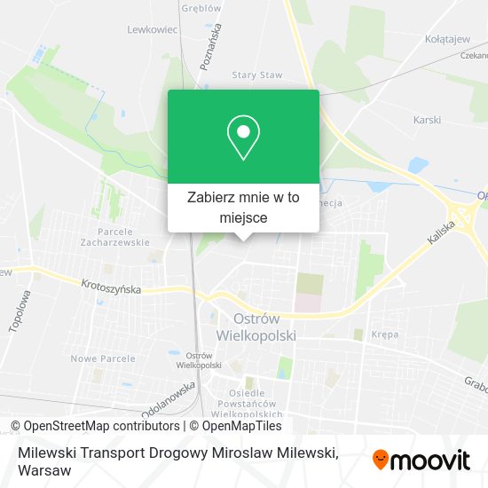 Mapa Milewski Transport Drogowy Miroslaw Milewski