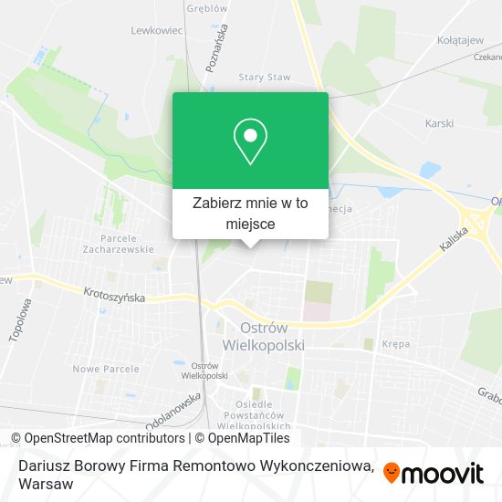 Mapa Dariusz Borowy Firma Remontowo Wykonczeniowa