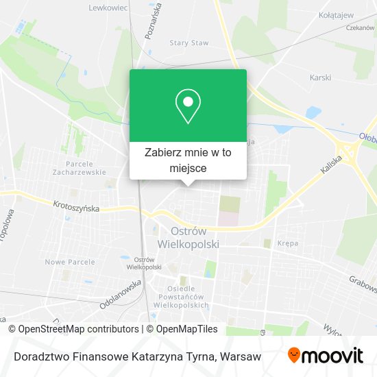 Mapa Doradztwo Finansowe Katarzyna Tyrna