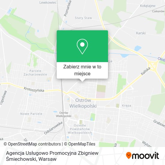 Mapa Agencja Usługowo Promocyjna Zbigniew Śmiechowski