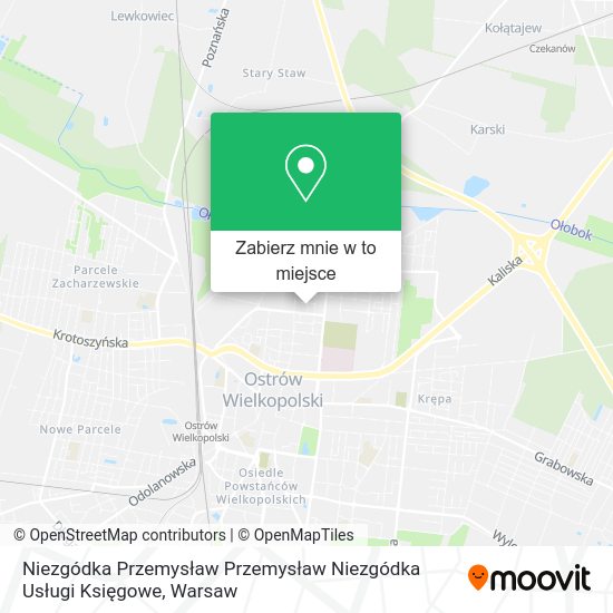 Mapa Niezgódka Przemysław Przemysław Niezgódka Usługi Księgowe