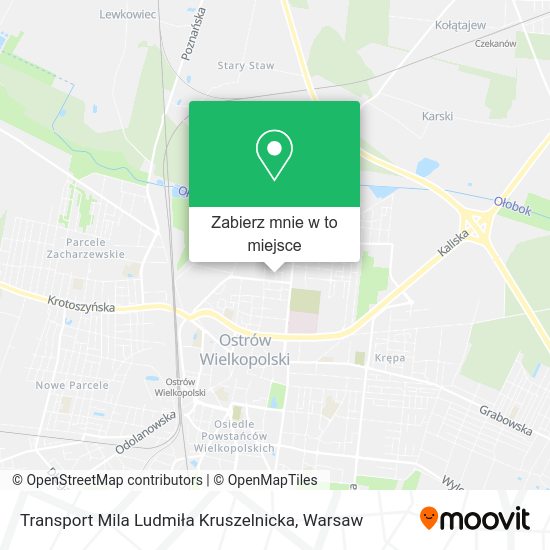 Mapa Transport Mila Ludmiła Kruszelnicka