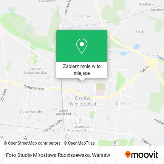 Mapa Foto Studio Mirosława Radziszewska