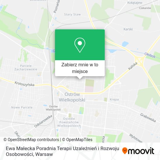 Mapa Ewa Małecka Poradnia Terapii Uzależnień i Rozwoju Osobowości