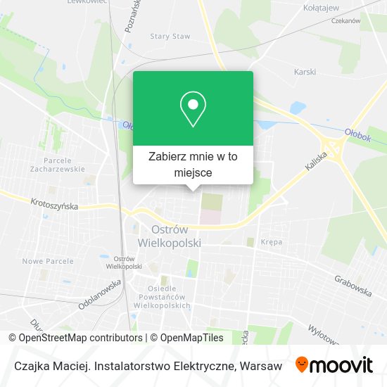 Mapa Czajka Maciej. Instalatorstwo Elektryczne