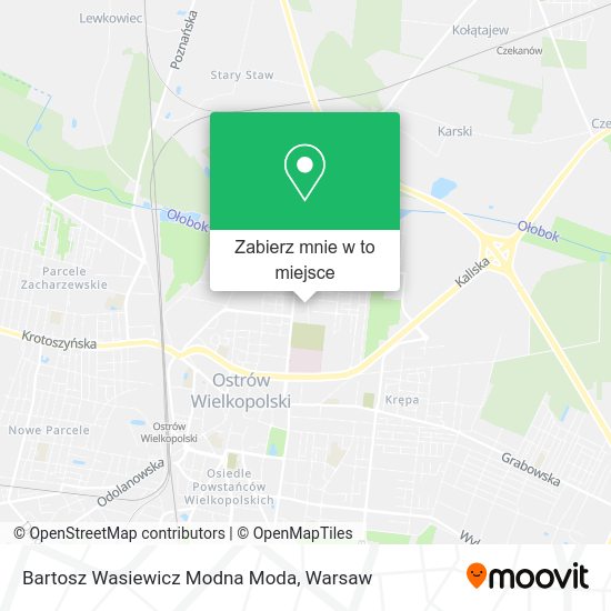 Mapa Bartosz Wasiewicz Modna Moda