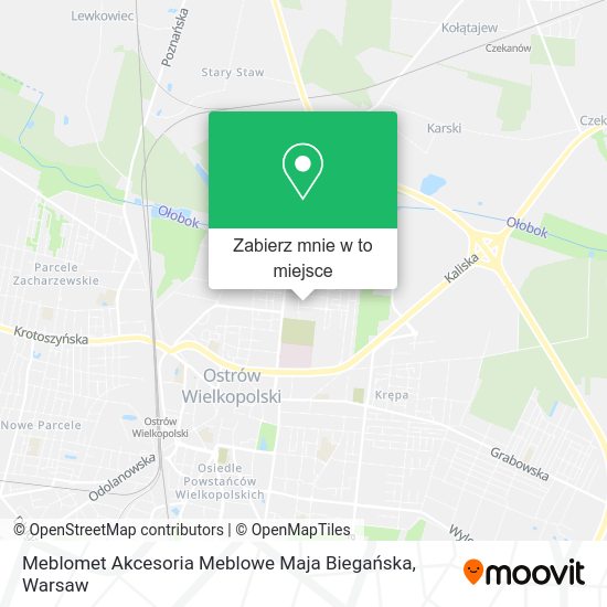 Mapa Meblomet Akcesoria Meblowe Maja Biegańska