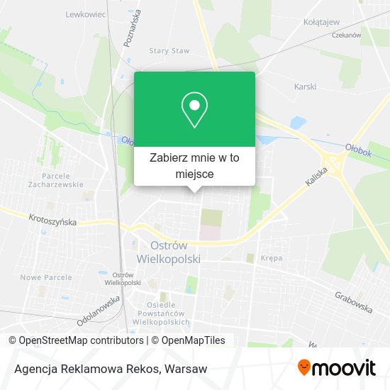 Mapa Agencja Reklamowa Rekos