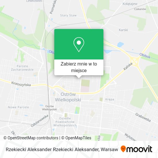 Mapa Rzekiecki Aleksander Rzekiecki Aleksander