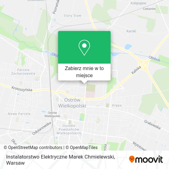 Mapa Instalatorstwo Elektryczne Marek Chmielewski