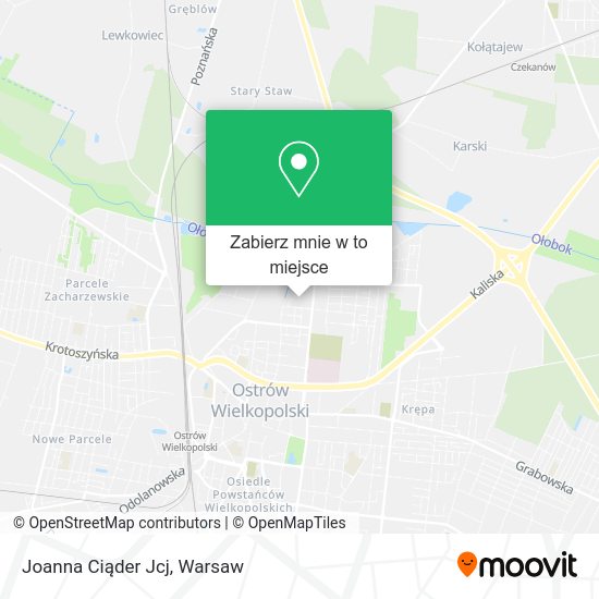 Mapa Joanna Ciąder Jcj