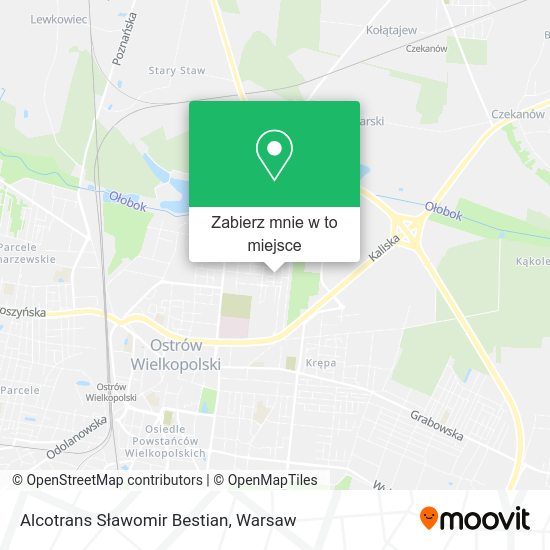 Mapa Alcotrans Sławomir Bestian