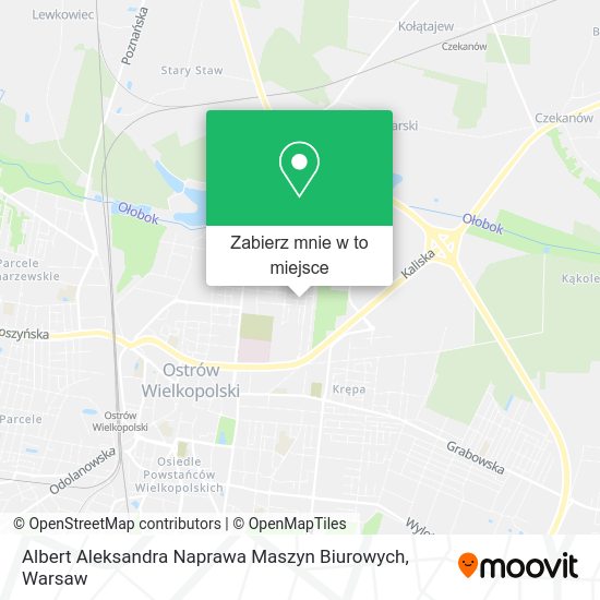 Mapa Albert Aleksandra Naprawa Maszyn Biurowych